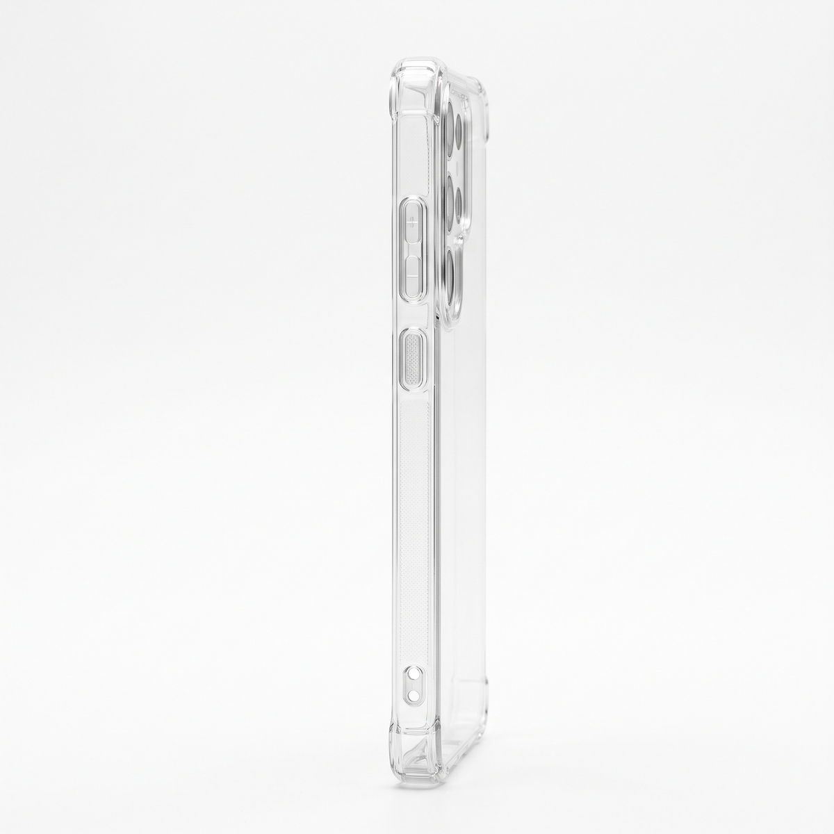 Clear Magnetic Protective Case with Reinforced Bumper & Precision Openings - side profile