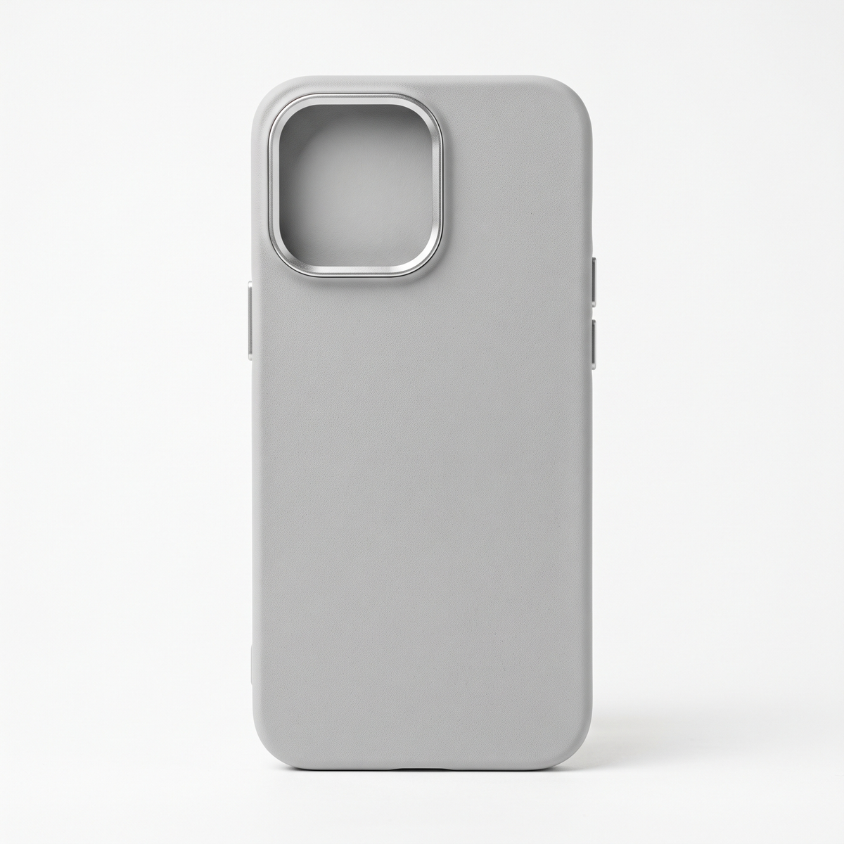 Soft-Touch Textured Case with Metal-Tone Camera Ring & Tactile Buttons - back view